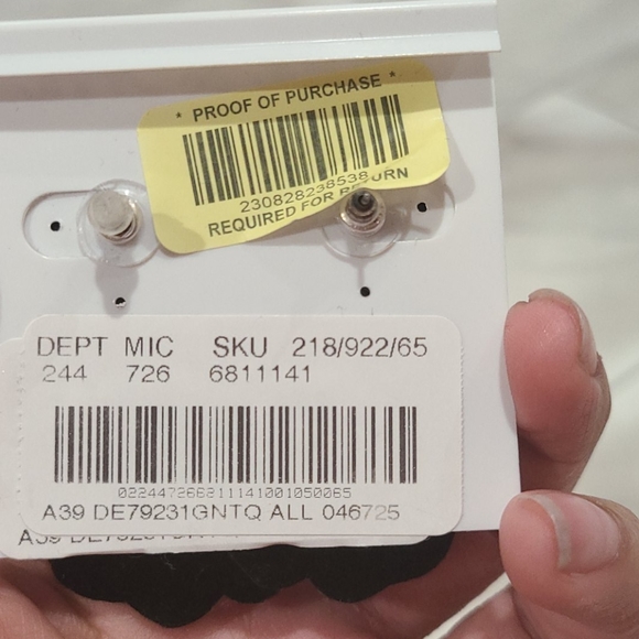 New FlowerTeal earrings - Picture 3 of 3